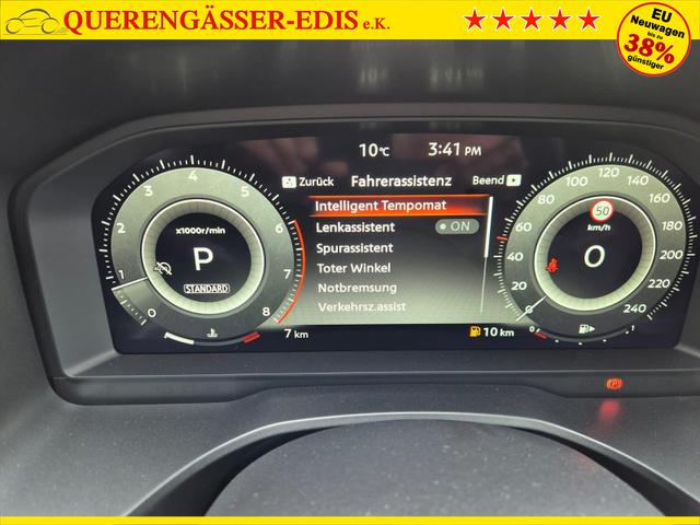 Nissan Qashqai 1.3 DIG-T MHEV 158 PS X-Tronic N-Design 20"Zoll Teil-Leder PanoGlasdach Klimaautomatik Sitzheizung Lenkradheizung Navi Head-Up Display elektr. Heckklappe ACC PDC v+h 360&deg;Kamera DAB Bluetooth Touchscreen Apple CarPlay Android Auto 