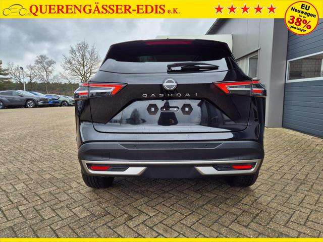 Nissan Qashqai 1.3 DIG-T MHEV 158 PS X-Tronic N-Connecta Teil-Leder PanoGlasdach Klimaautomatik Sitzheizung Lenkradheizung Navi ACC PDC v+h 360&deg;Kamera DAB Bluetooth Touchscreen Apple CarPlay Android Auto 18"LM 