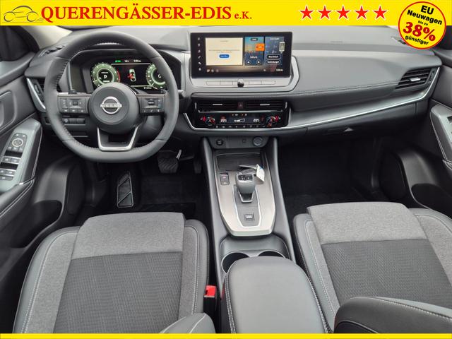 Nissan Qashqai 1.3 DIG-T MHEV 158 PS X-Tronic N-Connecta Teil-Leder PanoGlasdach Klimaautomatik Sitzheizung Lenkradheizung Navi ACC PDC v+h 360&deg;Kamera DAB Bluetooth Touchscreen Apple CarPlay Android Auto 18"LM 