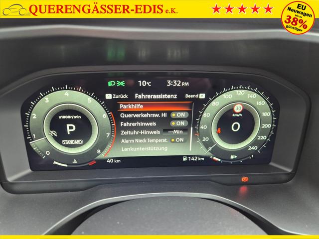 Nissan Qashqai 1.3 DIG-T MHEV 158 PS X-Tronic N-Connecta Teil-Leder PanoGlasdach Klimaautomatik Sitzheizung Lenkradheizung Navi ACC PDC v+h 360&deg;Kamera DAB Bluetooth Touchscreen Apple CarPlay Android Auto 18"LM 