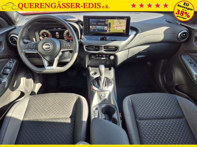 Nissan Juke 1.0 DIG-T 114PS N-Design Automatik Teil-Leder Klimaautomatik Sitzheizung Lenkradheizung PDC v+h R&uuml;ckf.Kamera Navi 19"LM Bluetooth Touchscreen Apple CarPlay Android Auto 