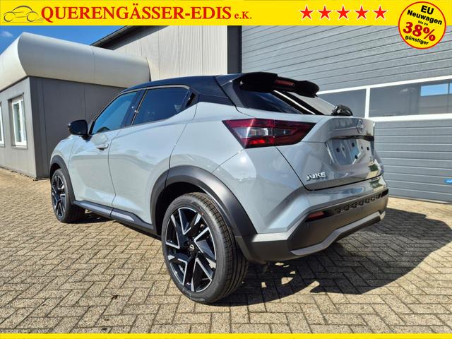Nissan Juke 1.0 DIG-T 114PS N-Design Automatik Teil-Leder Klimaautomatik Sitzheizung Lenkradheizung PDC v+h R&uuml;ckf.Kamera Navi 19"LM Bluetooth Touchscreen Apple CarPlay Android Auto 