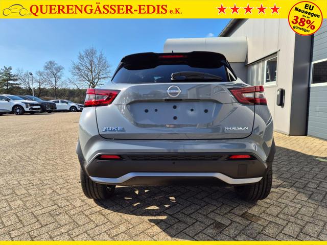 Nissan Juke 1.0 DIG-T 114PS N-Design Automatik Teil-Leder Klimaautomatik Sitzheizung Lenkradheizung PDC v+h R&uuml;ckf.Kamera Navi 19"LM Bluetooth Touchscreen Apple CarPlay Android Auto 