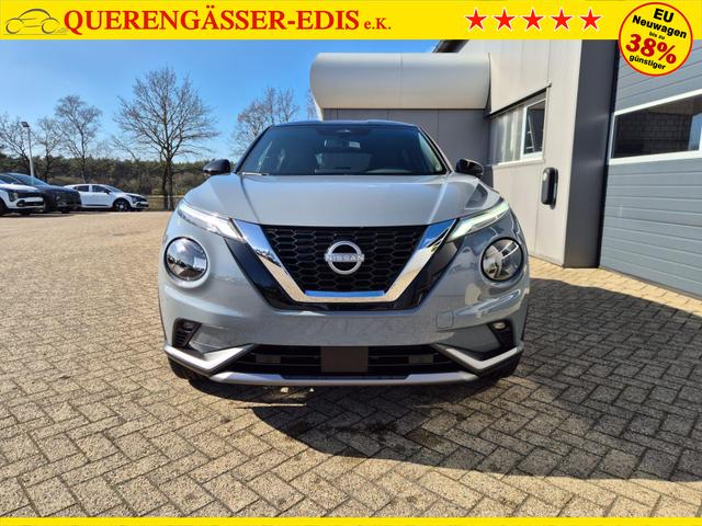 Nissan Juke 1.0 DIG-T 114PS N-Design Automatik Teil-Leder Klimaautomatik Sitzheizung Lenkradheizung PDC v+h R&uuml;ckf.Kamera Navi 19"LM Bluetooth Touchscreen Apple CarPlay Android Auto 