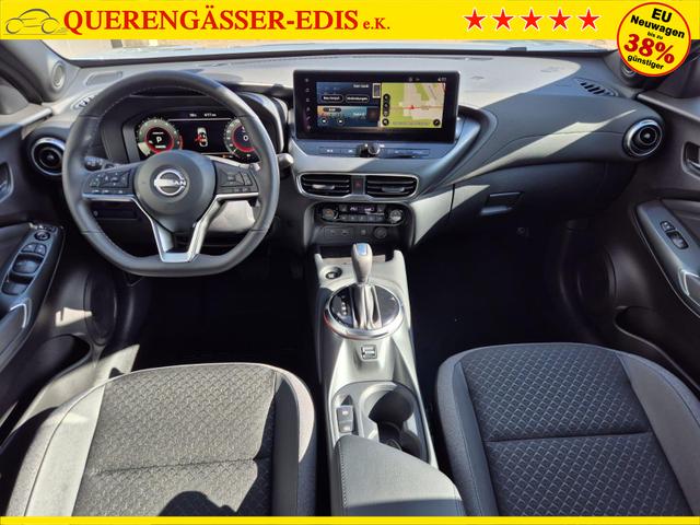 Nissan Juke 1.0 DIG-T 114PS N-Design Automatik Teil-Leder Klimaautomatik Sitzheizung Lenkradheizung PDC v+h R&uuml;ckf.Kamera Navi 19"LM Bluetooth Touchscreen Apple CarPlay Android Auto 