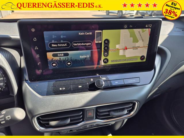 Nissan Juke 1.0 DIG-T 114PS N-Design Automatik Teil-Leder Klimaautomatik Sitzheizung Lenkradheizung PDC v+h R&uuml;ckf.Kamera Navi 19"LM Bluetooth Touchscreen Apple CarPlay Android Auto 