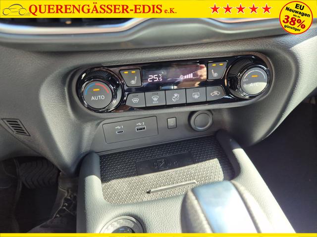 Nissan Juke 1.0 DIG-T 114PS N-Design Automatik Teil-Leder Klimaautomatik Sitzheizung Lenkradheizung PDC v+h R&uuml;ckf.Kamera Navi 19"LM Bluetooth Touchscreen Apple CarPlay Android Auto 