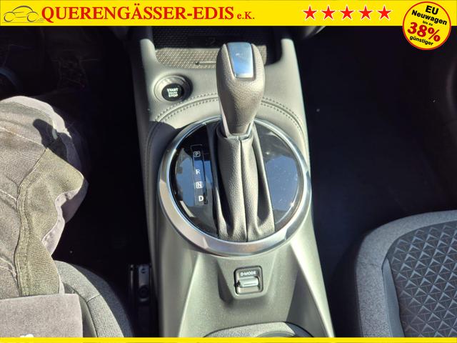 Nissan Juke 1.0 DIG-T 114PS N-Design Automatik Teil-Leder Klimaautomatik Sitzheizung Lenkradheizung PDC v+h R&uuml;ckf.Kamera Navi 19"LM Bluetooth Touchscreen Apple CarPlay Android Auto 