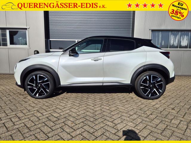 Nissan Juke 1.0 DIG-T 114PS N-Design Automatik Teil-Leder Klimaautomatik Sitzheizung Lenkradheizung PDC v+h R&uuml;ckf.Kamera Navi 19"LM Bluetooth Touchscreen Apple CarPlay Android Auto 