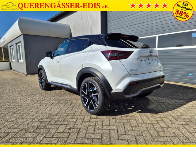 Nissan Juke 1.0 DIG-T 114PS N-Design Automatik Teil-Leder Klimaautomatik Sitzheizung Lenkradheizung PDC v+h R&uuml;ckf.Kamera Navi 19"LM Bluetooth Touchscreen Apple CarPlay Android Auto 