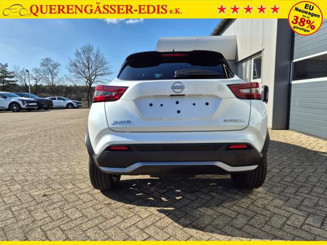 Nissan Juke 1.0 DIG-T 114PS N-Design Automatik Teil-Leder Klimaautomatik Sitzheizung Lenkradheizung PDC v+h R&uuml;ckf.Kamera Navi 19"LM Bluetooth Touchscreen Apple CarPlay Android Auto 