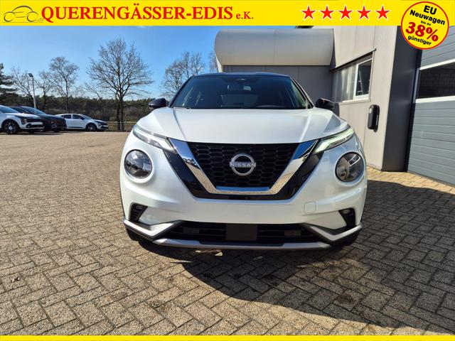 Nissan Juke 1.0 DIG-T 114PS N-Design Automatik Teil-Leder Klimaautomatik Sitzheizung Lenkradheizung PDC v+h R&uuml;ckf.Kamera Navi 19"LM Bluetooth Touchscreen Apple CarPlay Android Auto 
