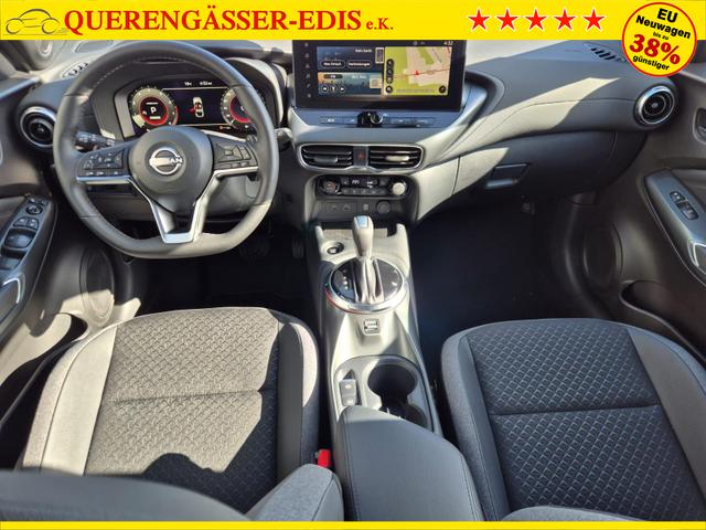 Nissan Juke 1.0 DIG-T 114PS N-Design Automatik Teil-Leder Klimaautomatik Sitzheizung Lenkradheizung PDC v+h R&uuml;ckf.Kamera Navi 19"LM Bluetooth Touchscreen Apple CarPlay Android Auto 