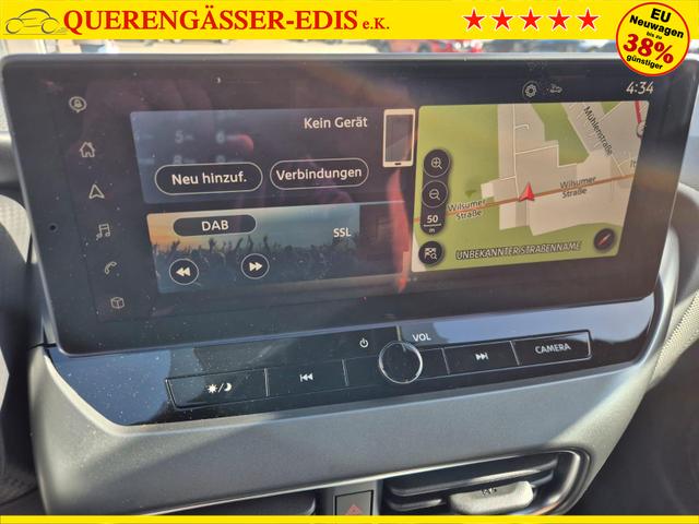 Nissan Juke 1.0 DIG-T 114PS N-Design Automatik Teil-Leder Klimaautomatik Sitzheizung Lenkradheizung PDC v+h R&uuml;ckf.Kamera Navi 19"LM Bluetooth Touchscreen Apple CarPlay Android Auto 