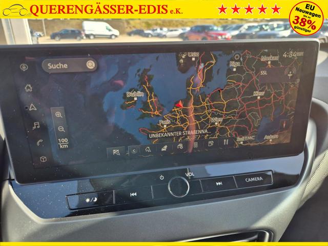 Nissan Juke 1.0 DIG-T 114PS N-Design Automatik Teil-Leder Klimaautomatik Sitzheizung Lenkradheizung PDC v+h R&uuml;ckf.Kamera Navi 19"LM Bluetooth Touchscreen Apple CarPlay Android Auto 