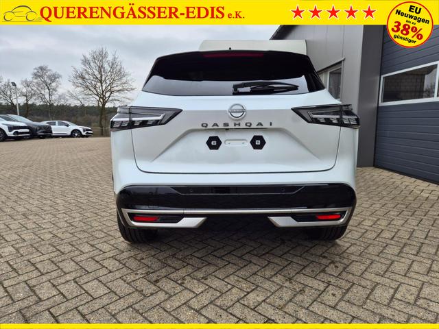 Nissan Qashqai 1.3 DIG-T MHEV 158 PS X-Tronic Tekna Premium Paket 20"LM Teil-Leder PanoGlasdach Klimaautomatik Sitzheizung Lenkradheizung Navi Head-Up Display elektr. Heckklappe ACC PDC v+h 360&deg;Kamera DAB Bluetooth Touchscreen Apple CarPlay Android Auto 