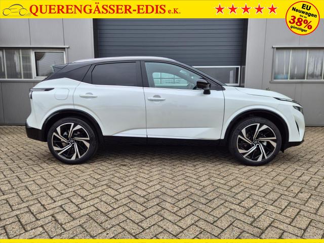 Nissan Qashqai 1.3 DIG-T MHEV 158 PS X-Tronic Tekna Premium Paket 20"LM Teil-Leder PanoGlasdach Klimaautomatik Sitzheizung Lenkradheizung Navi Head-Up Display elektr. Heckklappe ACC PDC v+h 360&deg;Kamera DAB Bluetooth Touchscreen Apple CarPlay Android Auto 