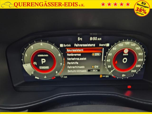 Nissan Juke 1.0 DIG-T 114PS N-Design Automatik Teil-Leder Klimaautomatik Sitzheizung Lenkradheizung PDC v+h R&uuml;ckf.Kamera Navi 19"LM Bluetooth Touchscreen Apple CarPlay Android Auto 
