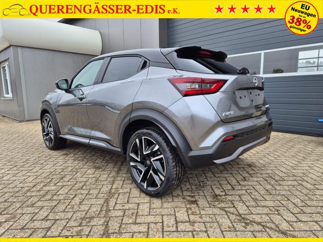 Nissan Juke 1.0 DIG-T 114PS N-Design Automatik Teil-Leder Klimaautomatik Sitzheizung Lenkradheizung PDC v+h R&uuml;ckf.Kamera Navi 19"LM Bluetooth Touchscreen Apple CarPlay Android Auto 