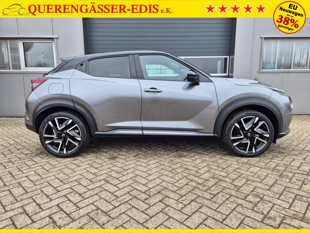 Nissan Juke 1.0 DIG-T 114PS N-Design Automatik Teil-Leder Klimaautomatik Sitzheizung Lenkradheizung PDC v+h R&uuml;ckf.Kamera Navi 19"LM Bluetooth Touchscreen Apple CarPlay Android Auto 