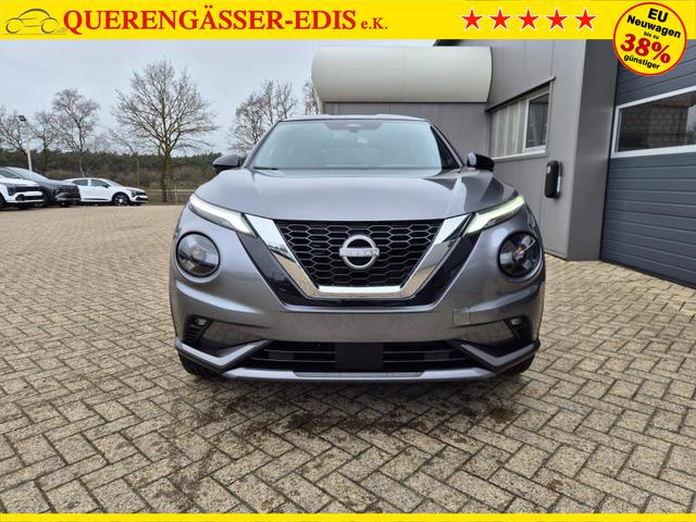 Nissan Juke 1.0 DIG-T 114PS N-Design Automatik Teil-Leder Klimaautomatik Sitzheizung Lenkradheizung PDC v+h R&uuml;ckf.Kamera Navi 19"LM Bluetooth Touchscreen Apple CarPlay Android Auto 