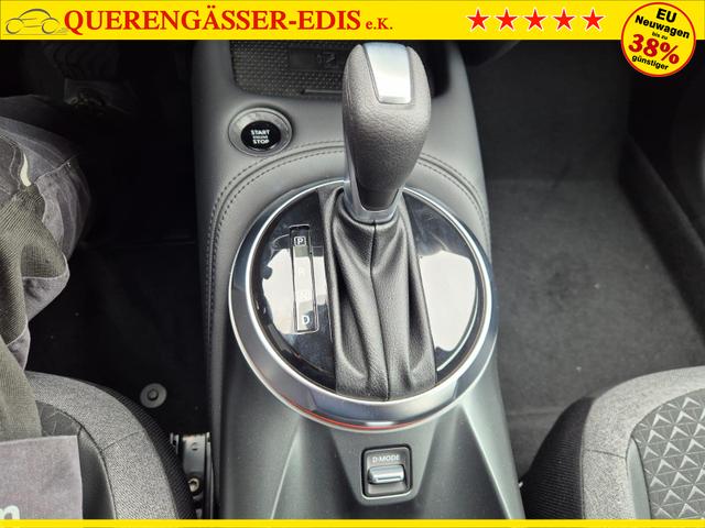 Nissan Juke 1.0 DIG-T 114PS N-Design Automatik Teil-Leder Klimaautomatik Sitzheizung Lenkradheizung PDC v+h R&uuml;ckf.Kamera Navi 19"LM Bluetooth Touchscreen Apple CarPlay Android Auto 