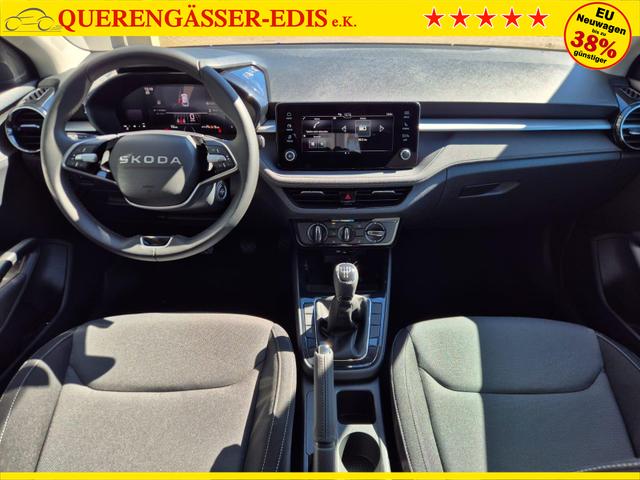 Skoda Fabia 1.0 TSI 95PS Selection 5-t&uuml;rig R&uuml;ckf.Kamera Parksensoren Sitzheizung Multifunktionslenkrad Klima Skoda-Radio Bluetooth Touchscreen Tempomat Nebelsch. Apple CarPlay + Android Auto 