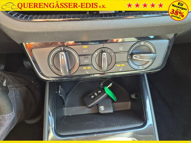 Skoda Fabia 1.0 TSI 95PS Selection 5-t&uuml;rig R&uuml;ckf.Kamera Parksensoren Sitzheizung Multifunktionslenkrad Klima Skoda-Radio Bluetooth Touchscreen Tempomat Nebelsch. Apple CarPlay + Android Auto 