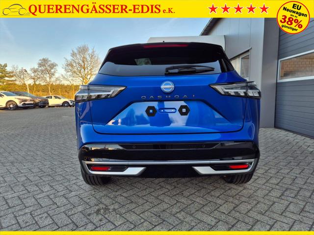 Nissan Qashqai 1.3 DIG-T MHEV 158 PS X-Tronic Tekna Premium Paket 20"LM Teil-Leder PanoGlasdach Klimaautomatik Sitzheizung Lenkradheizung Navi Head-Up Display elektr. Heckklappe ACC PDC v+h 360&deg;Kamera DAB Bluetooth Touchscreen Apple CarPlay Android Auto 