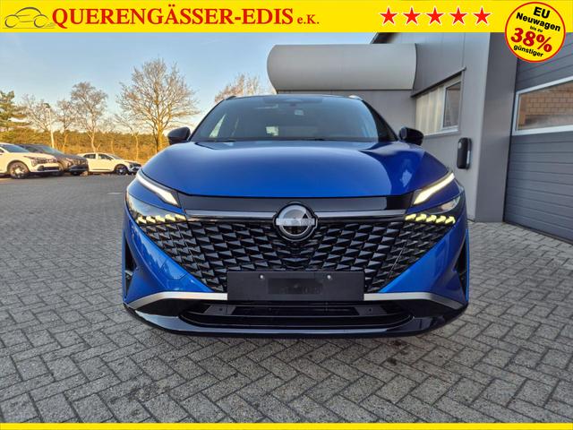 Nissan Qashqai 1.3 DIG-T MHEV 158 PS X-Tronic Tekna Premium Paket 20"LM Teil-Leder PanoGlasdach Klimaautomatik Sitzheizung Lenkradheizung Navi Head-Up Display elektr. Heckklappe ACC PDC v+h 360&deg;Kamera DAB Bluetooth Touchscreen Apple CarPlay Android Auto 