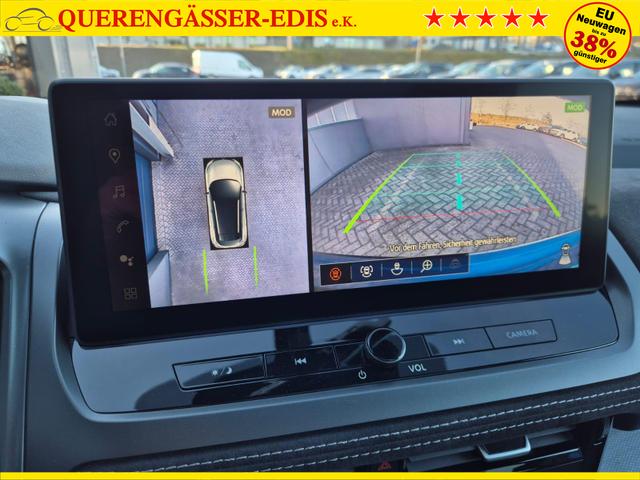 Nissan Qashqai 1.3 DIG-T MHEV 158 PS X-Tronic Tekna Premium Paket 20"LM Teil-Leder PanoGlasdach Klimaautomatik Sitzheizung Lenkradheizung Navi Head-Up Display elektr. Heckklappe ACC PDC v+h 360&deg;Kamera DAB Bluetooth Touchscreen Apple CarPlay Android Auto 