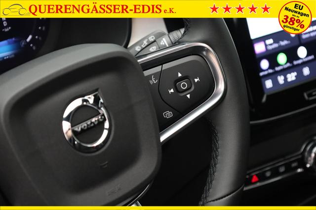 Volvo XC40 2.0 Black Edition Plus B4 Mild-Hybrid 197PS Automatik elektr. PanoDach R&uuml;ckf.Kamera PDC v+h ACC el.Heckklappe Harman/Kardon-Sound Klimaautomatik Sitzheizung Lenkradheizung Apple CarPlay Android Auto 20-LM 