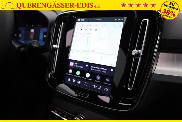 Volvo XC40 2.0 Black Edition Plus B4 Mild-Hybrid 197PS Automatik elektr. PanoDach R&uuml;ckf.Kamera PDC v+h ACC el.Heckklappe Harman/Kardon-Sound Klimaautomatik Sitzheizung Lenkradheizung Apple CarPlay Android Auto 20-LM 