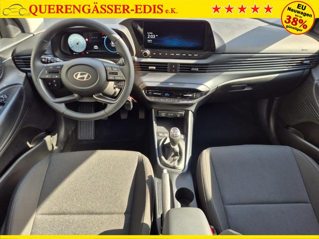 Hyundai i20 1.0 T-GDI 90PS Trend 5-t&uuml;rig Klimaautomatik Sitzheizung Lenkradheizung R&uuml;ckf.Kamera PDC Apple CarPlay Android Auto Tempomat Touchscreen 16"LM 