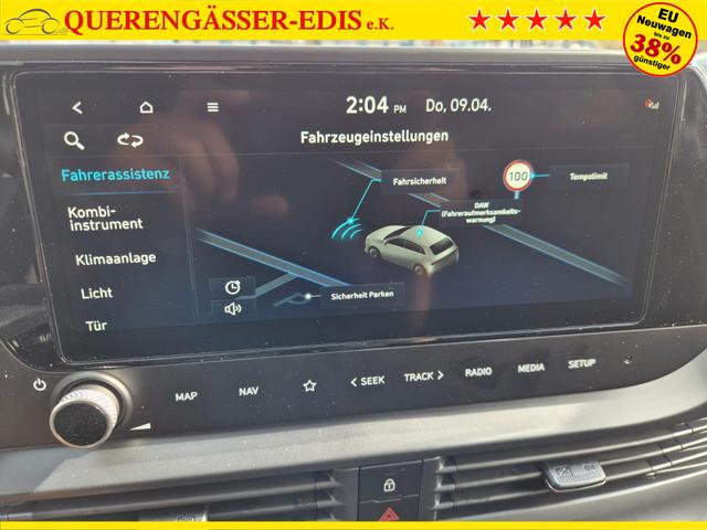 Hyundai i20 1.0 T-GDI 90PS Trend 5-t&uuml;rig Klimaautomatik Sitzheizung Lenkradheizung R&uuml;ckf.Kamera PDC Apple CarPlay Android Auto Tempomat Touchscreen 16"LM 