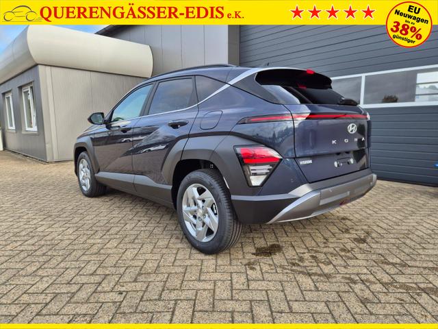 Hyundai KONA Trend 1.6 T-GDI 150PS Automatik Voll-LED-Scheinw. Sitzheizung Lenkradheizung ACC Klimaautomatik Navi Touchscreen DAB+ Apple CarPlay + Android Auto PDC v+h R&uuml;ckf.Kamera 2xKeyless 17-LM 