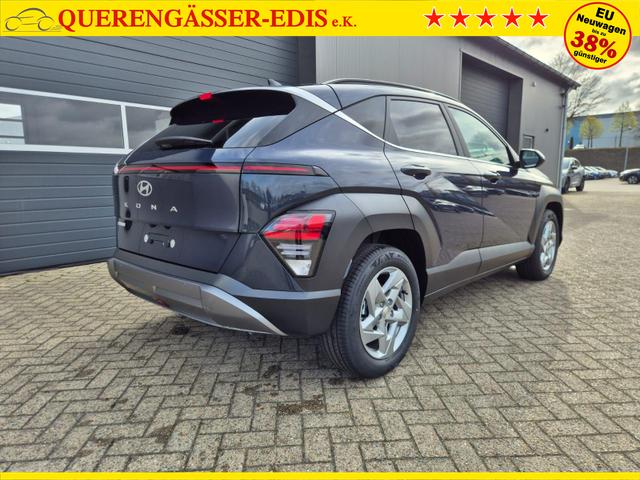 Hyundai KONA Trend 1.6 T-GDI 150PS Automatik Voll-LED-Scheinw. Sitzheizung Lenkradheizung ACC Klimaautomatik Navi Touchscreen DAB+ Apple CarPlay + Android Auto PDC v+h R&uuml;ckf.Kamera 2xKeyless 17-LM 