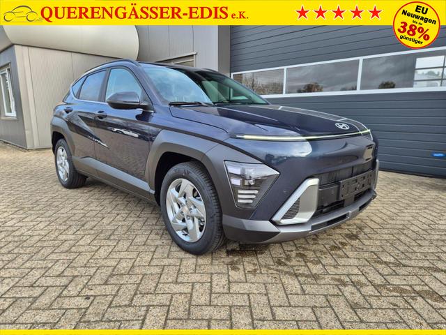 Hyundai KONA Trend 1.6 T-GDI 150PS Automatik Voll-LED-Scheinw. Sitzheizung Lenkradheizung ACC Klimaautomatik Navi Touchscreen DAB+ Apple CarPlay + Android Auto PDC v+h R&uuml;ckf.Kamera 2xKeyless 17-LM 