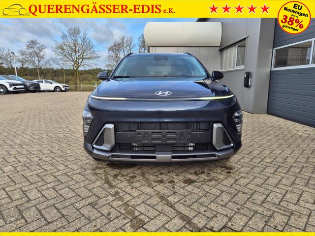 Hyundai KONA Trend 1.6 T-GDI 150PS Automatik Voll-LED-Scheinw. Sitzheizung Lenkradheizung ACC Klimaautomatik Navi Touchscreen DAB+ Apple CarPlay + Android Auto PDC v+h R&uuml;ckf.Kamera 2xKeyless 17-LM 
