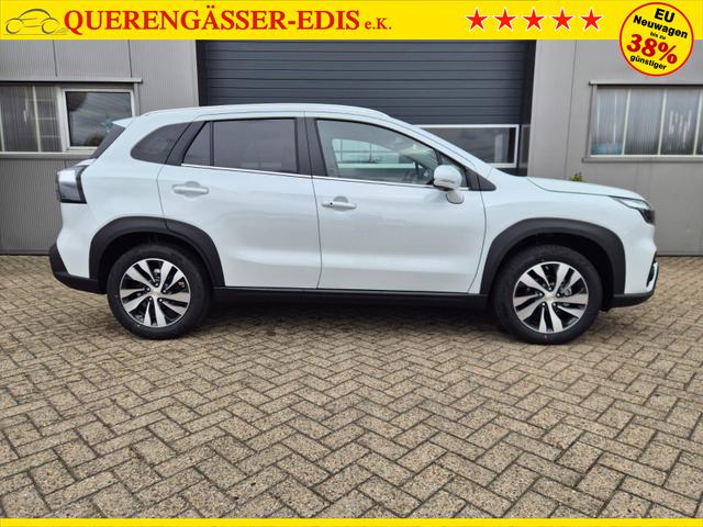 Suzuki S-Cross Comfort+ 110PS Automatik MHEV 1.4 Boosterjet Teilleder Navi Klimaautomatik Sitzheizung ACC PDC v+h 4x Kamera Suzuki-Radio Apple CarPlay Android Auto Touchscreen 2xKeyless 17-LM 