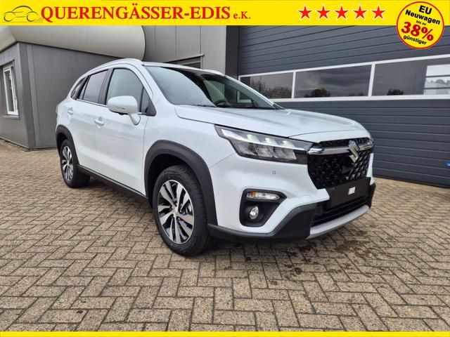 Suzuki S-Cross Comfort+ 110PS Automatik MHEV 1.4 Boosterjet Teilleder Navi Klimaautomatik Sitzheizung ACC PDC v+h 4x Kamera Suzuki-Radio Apple CarPlay Android Auto Touchscreen 2xKeyless 17-LM 