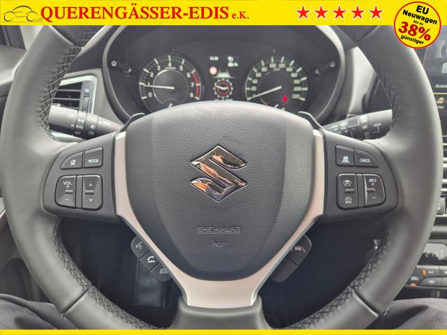 Suzuki S-Cross Comfort+ 110PS Automatik MHEV 1.4 Boosterjet Teilleder Navi Klimaautomatik Sitzheizung ACC PDC v+h 4x Kamera Suzuki-Radio Apple CarPlay Android Auto Touchscreen 2xKeyless 17-LM 