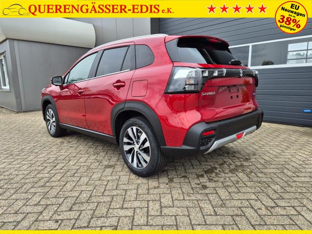 Suzuki S-Cross Comfort+ 110PS Automatik MHEV 1.4 Boosterjet Teilleder Navi Klimaautomatik Sitzheizung ACC PDC v+h 4x Kamera Suzuki-Radio Apple CarPlay Android Auto Touchscreen 2xKeyless 17-LM 