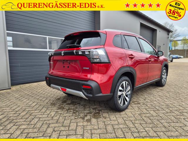 Suzuki S-Cross Comfort+ 110PS Automatik MHEV 1.4 Boosterjet Teilleder Navi Klimaautomatik Sitzheizung ACC PDC v+h 4x Kamera Suzuki-Radio Apple CarPlay Android Auto Touchscreen 2xKeyless 17-LM 