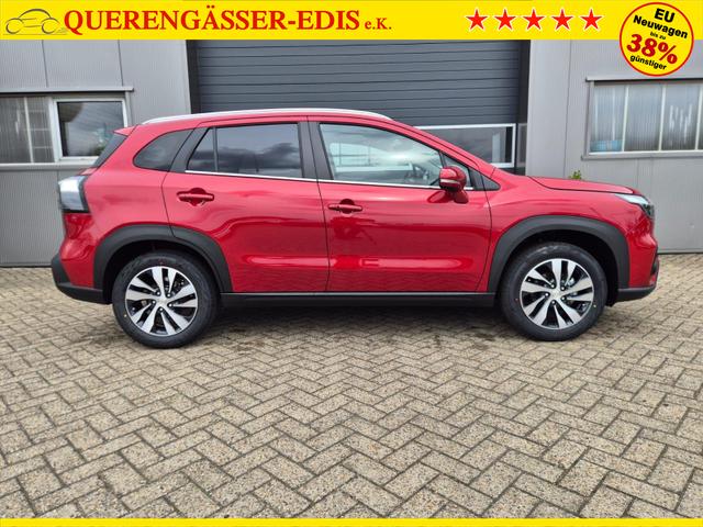 Suzuki S-Cross Comfort+ 110PS Automatik MHEV 1.4 Boosterjet Teilleder Navi Klimaautomatik Sitzheizung ACC PDC v+h 4x Kamera Suzuki-Radio Apple CarPlay Android Auto Touchscreen 2xKeyless 17-LM 