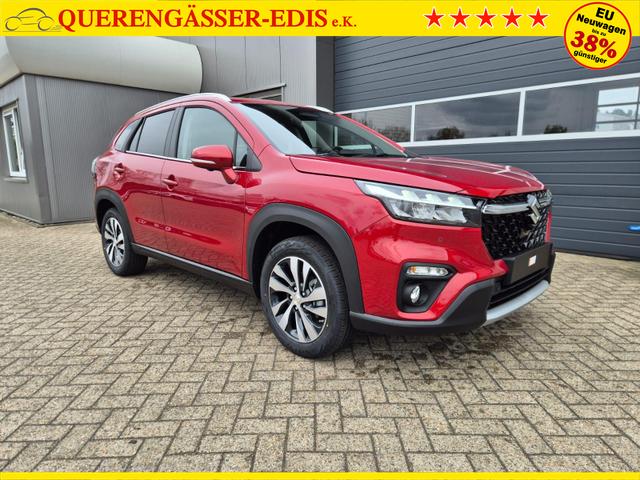 Suzuki S-Cross Comfort+ 110PS Automatik MHEV 1.4 Boosterjet Teilleder Navi Klimaautomatik Sitzheizung ACC PDC v+h 4x Kamera Suzuki-Radio Apple CarPlay Android Auto Touchscreen 2xKeyless 17-LM 