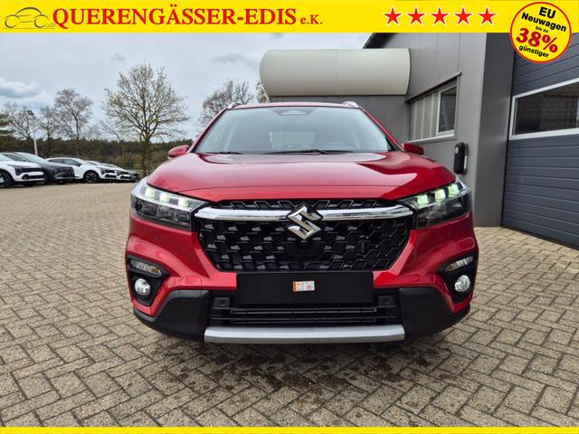 Suzuki S-Cross Comfort+ 110PS Automatik MHEV 1.4 Boosterjet Teilleder Navi Klimaautomatik Sitzheizung ACC PDC v+h 4x Kamera Suzuki-Radio Apple CarPlay Android Auto Touchscreen 2xKeyless 17-LM 