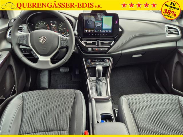 Suzuki S-Cross Comfort+ 110PS Automatik MHEV 1.4 Boosterjet Teilleder Navi Klimaautomatik Sitzheizung ACC PDC v+h 4x Kamera Suzuki-Radio Apple CarPlay Android Auto Touchscreen 2xKeyless 17-LM 