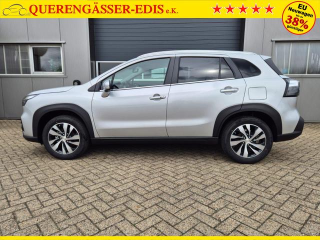 Suzuki S-Cross Comfort+ 110PS MHEV 4x4 ALLGRIP 1.4 Boosterjet Teilleder Navi Klimaautomatik Sitzheizung ACC PDC v+h 4x Kamera Suzuki-Radio Apple CarPlay Android Auto Touchscreen 2xKeyless 17-LM 