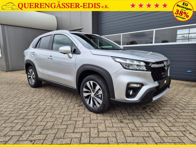 Suzuki S-Cross Comfort+ 110PS MHEV 4x4 ALLGRIP 1.4 Boosterjet Teilleder Navi Klimaautomatik Sitzheizung ACC PDC v+h 4x Kamera Suzuki-Radio Apple CarPlay Android Auto Touchscreen 2xKeyless 17-LM 